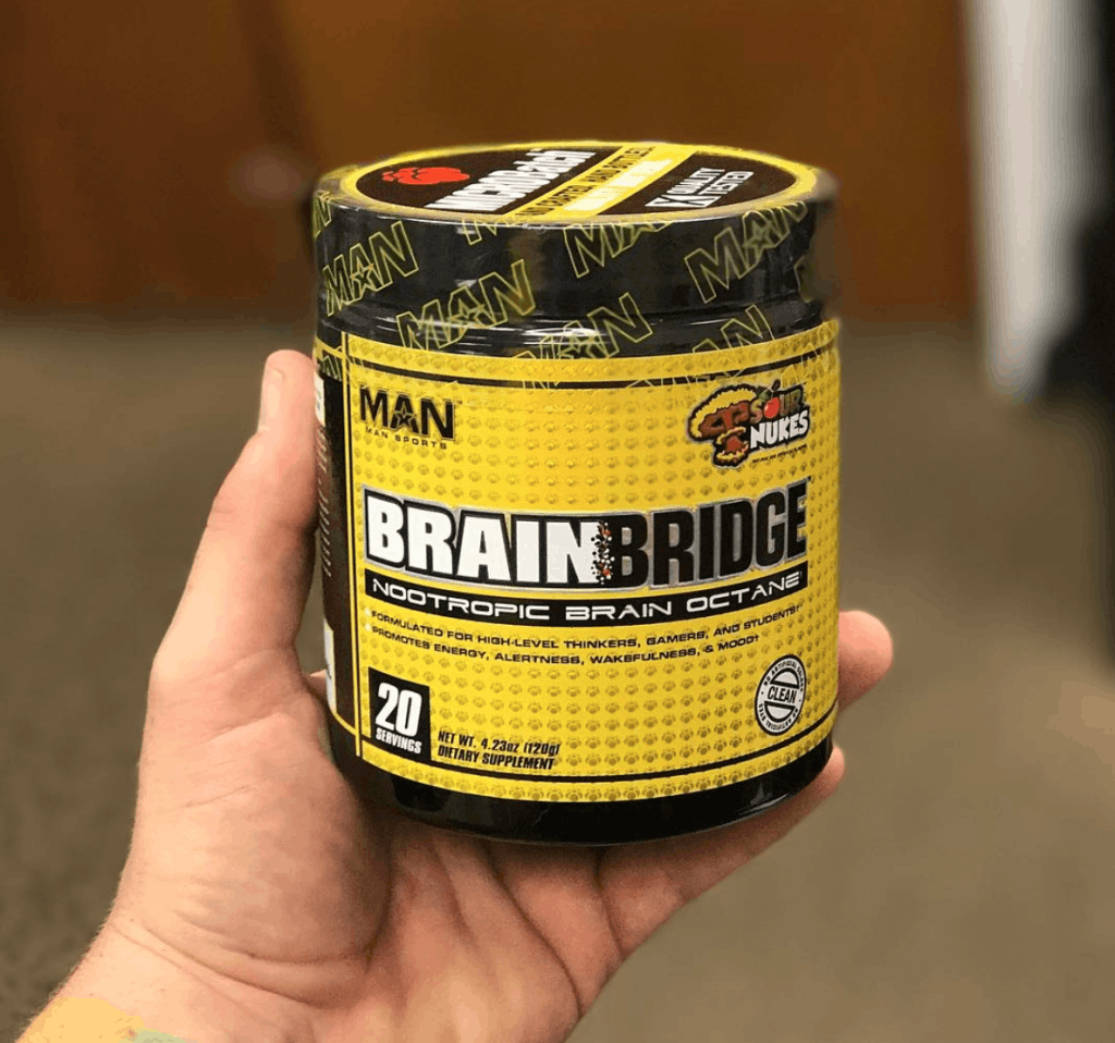 man sports brain bridge