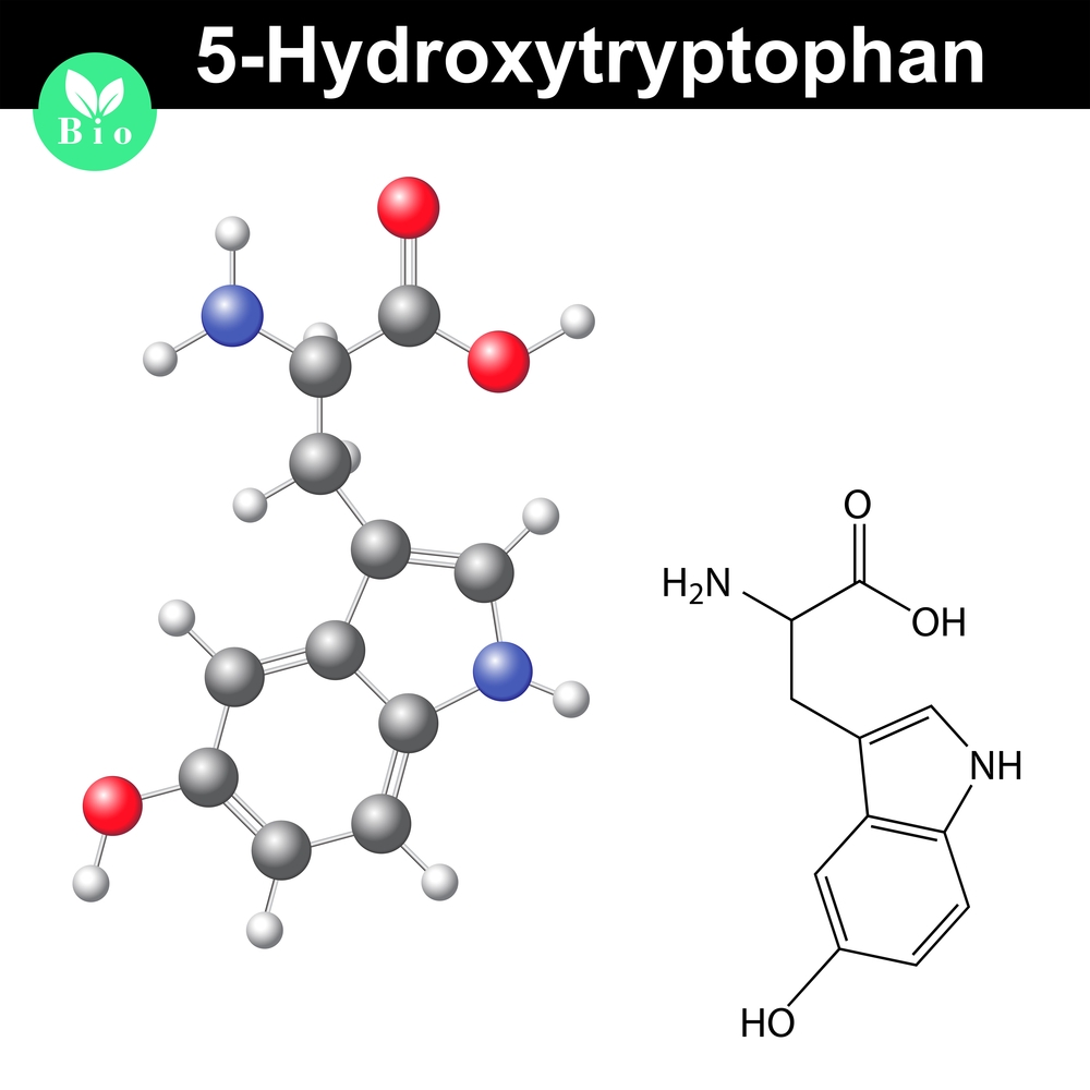 Wzór strukturalny 5-HTP