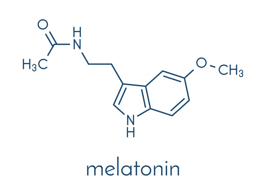 Wzór strukturalny melatoniny