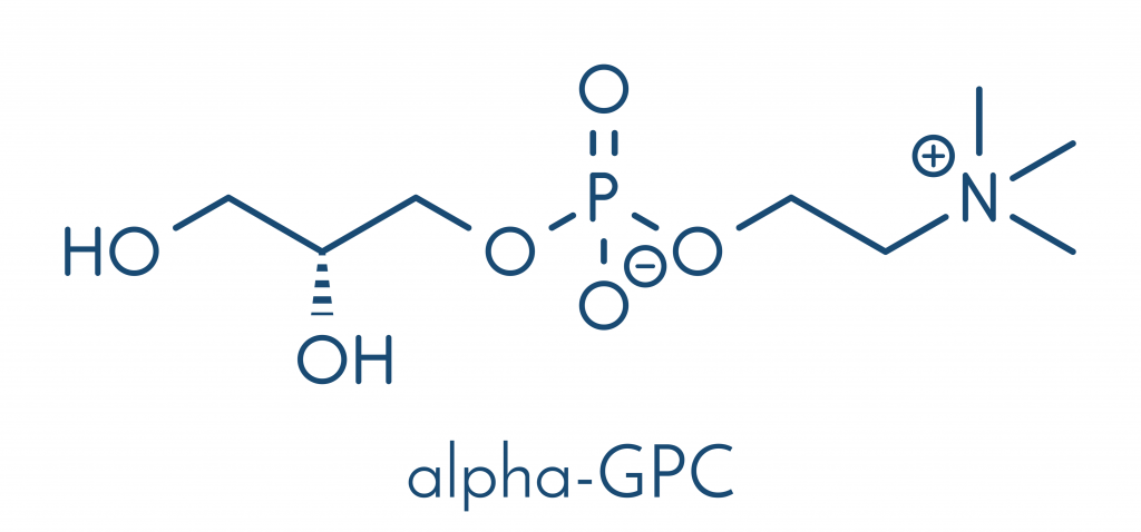 Wzór strukturalny Alpha GPC