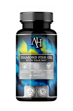 Diamond Fish Oil od Apollo Hegemony to połączenie wysokiej jakości kwasów Omega 3 z witaminą D3 i K2