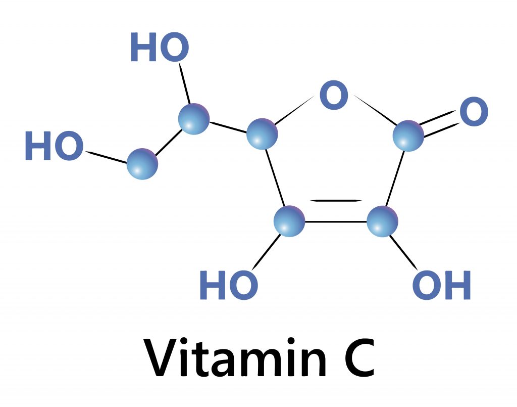 Wzór strukturalny witaminy C