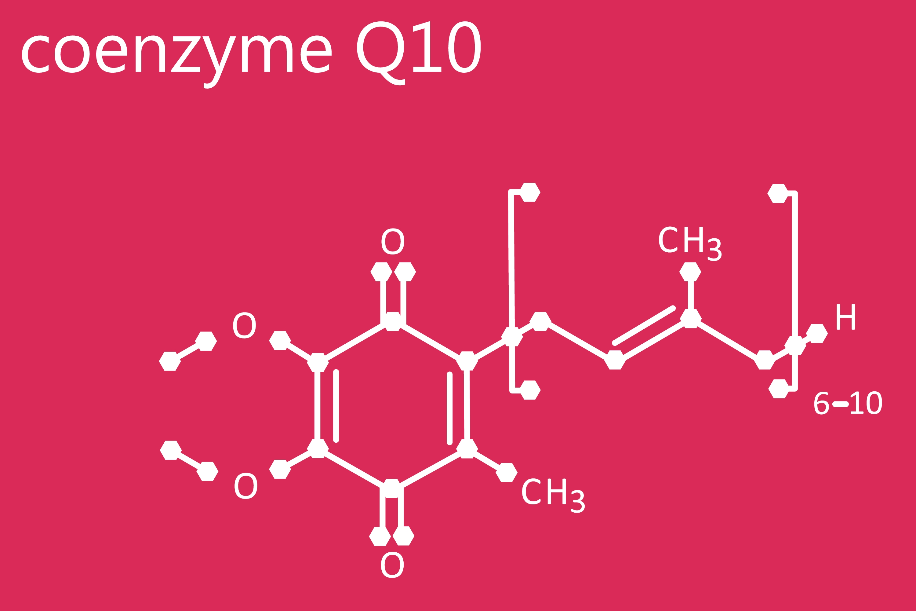 Wzór strukturalny koenzymu Q10