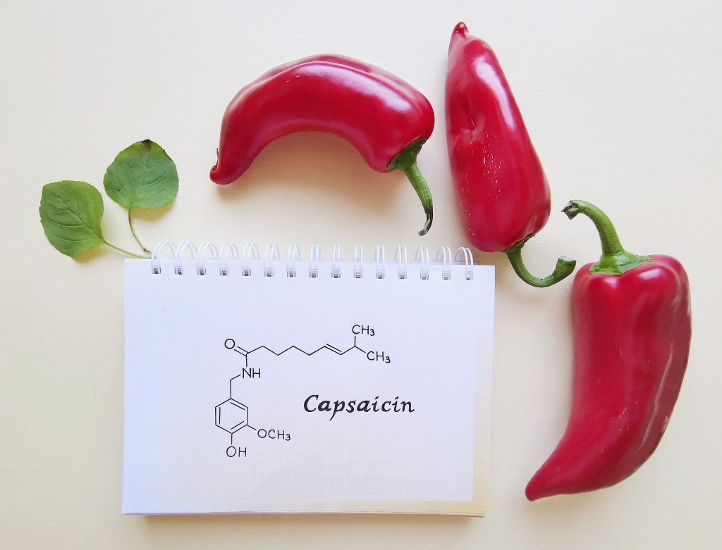 Struktura chemiczna kapsaicyny